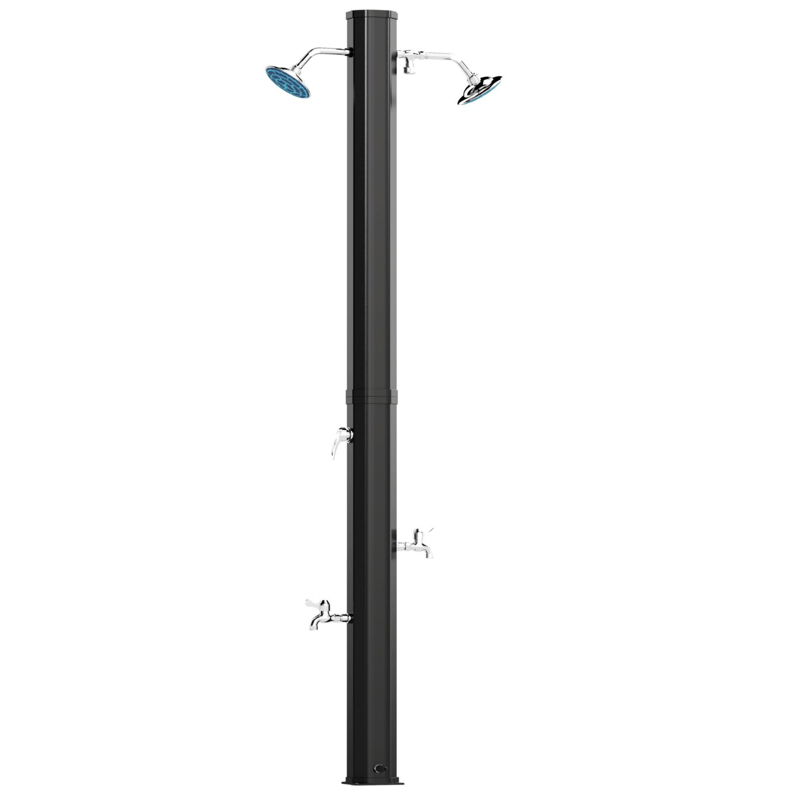 Outsunny уличный душ с подогревом Sololar, 9.2 Gallon, с 2 душевыми головками