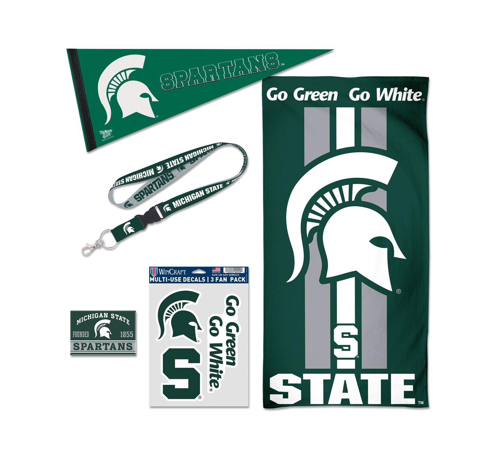 Wincraft аксессуары для болельщиков Michigan State Spartans House Fan Pack