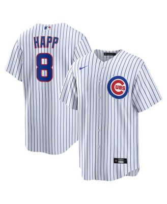 Джерси Nike Men's Ian Happ White Chicago Cubs Home Replica