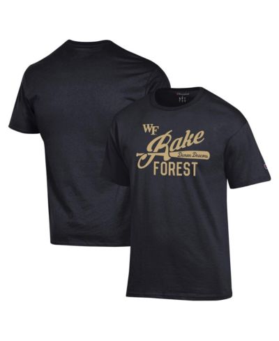 Champion Men's Black Wake Forest Demon Deacons Rake Forest T-Shirt