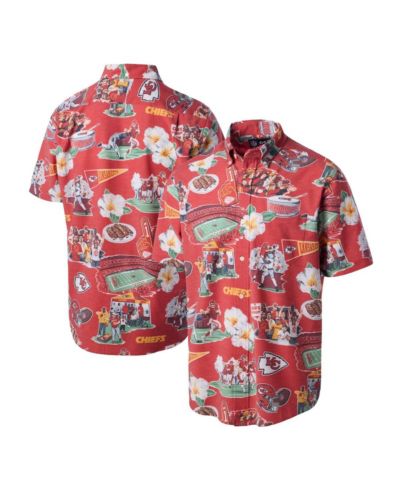 Reyn Spooner Men's Red Kansas City Chiefs Scenic Button-Down Shirt