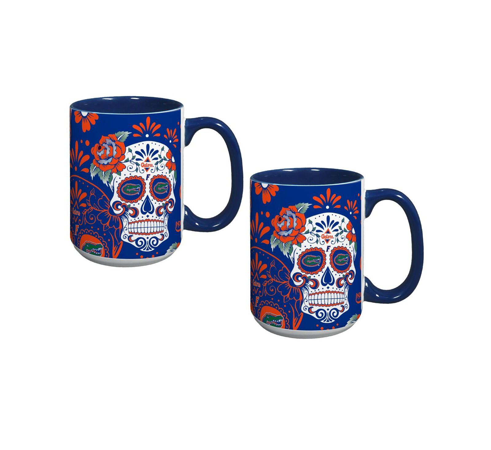 Indigo Falls кружка Florida Gators Dia De Los Muertos, набор из 2 шт