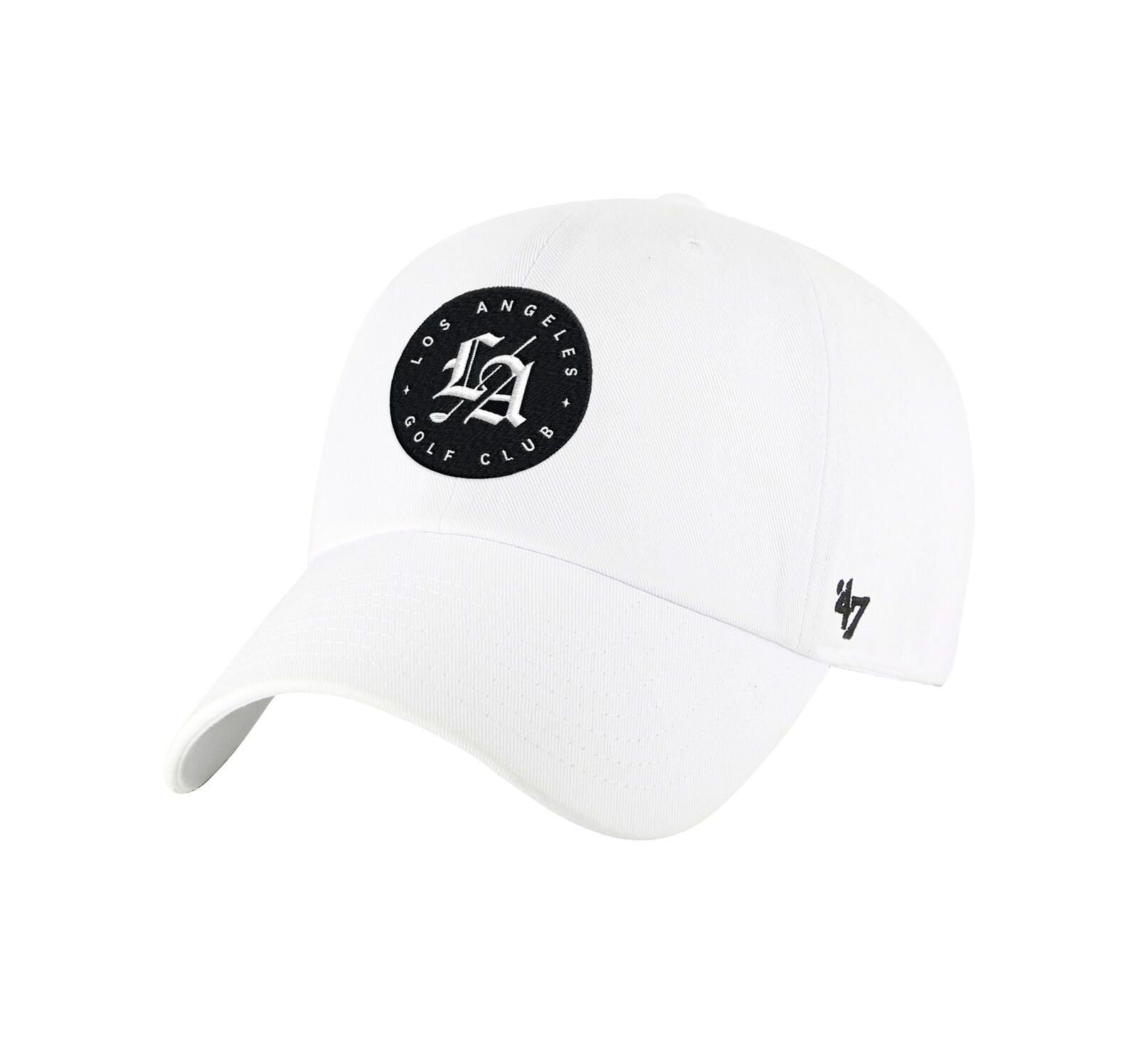 '47 Brand Мужская белая кепка Los Angeles Golf Club Clean Up, регулируемая