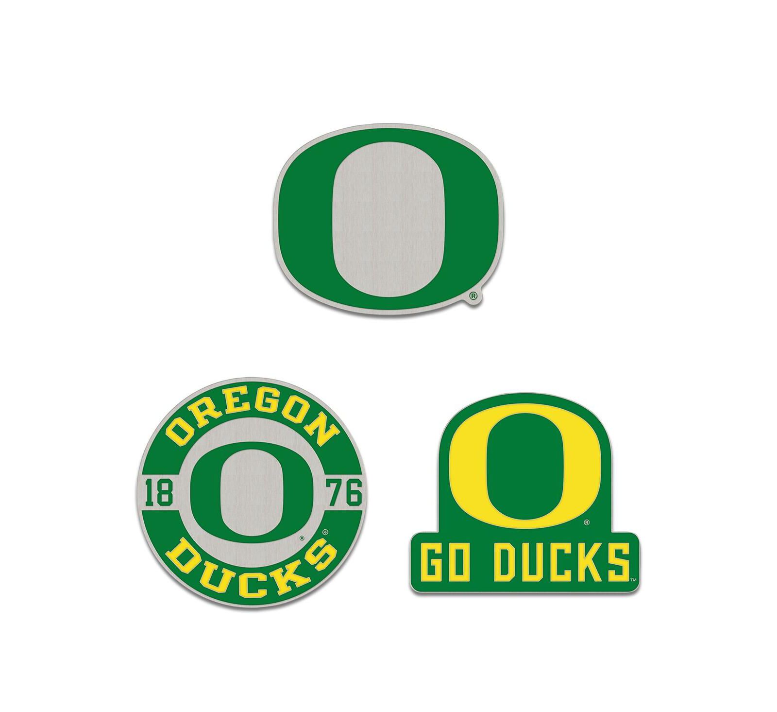 Набор из 3 коллекционных значков Wincraft с символикой команды Oregon Ducks