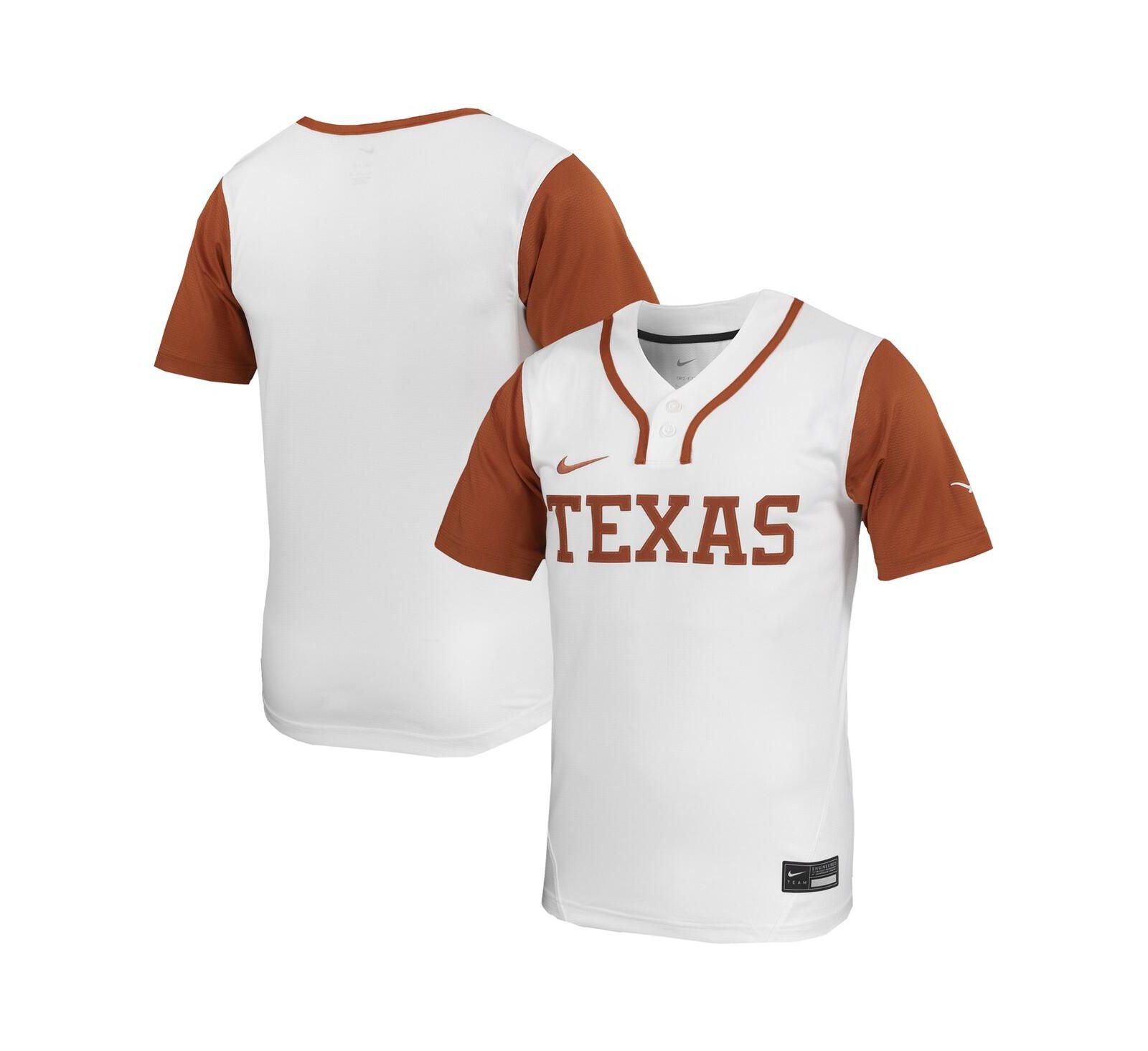 Nike Men's White Texas Longhorns Replica Softball Jersey