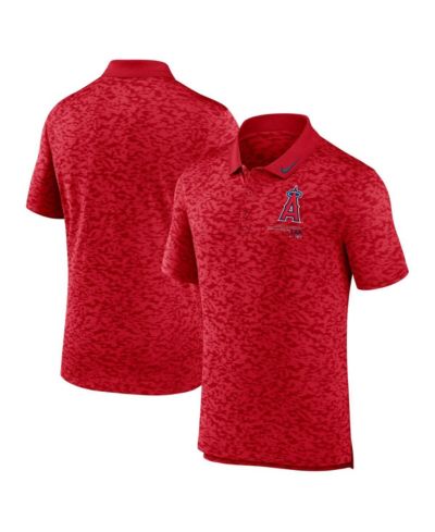 Nike Мужская красная рубашка-поло Next Level Los Angeles Angels