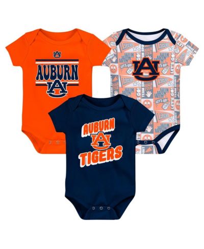 Outerstuff Детский боди 3-pack Navy Auburn Tigers Sunday Comics