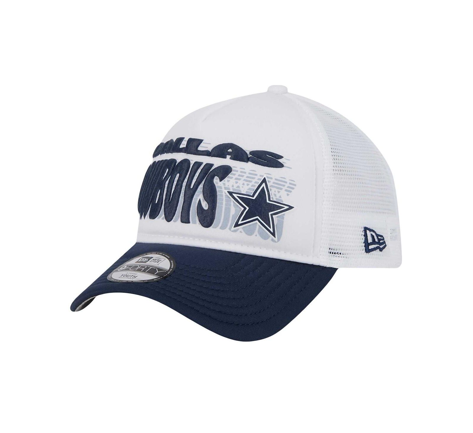 New Era Toddler White Dallas Cowboys Team Printed A Frame 9FORTY Adjustable Hat