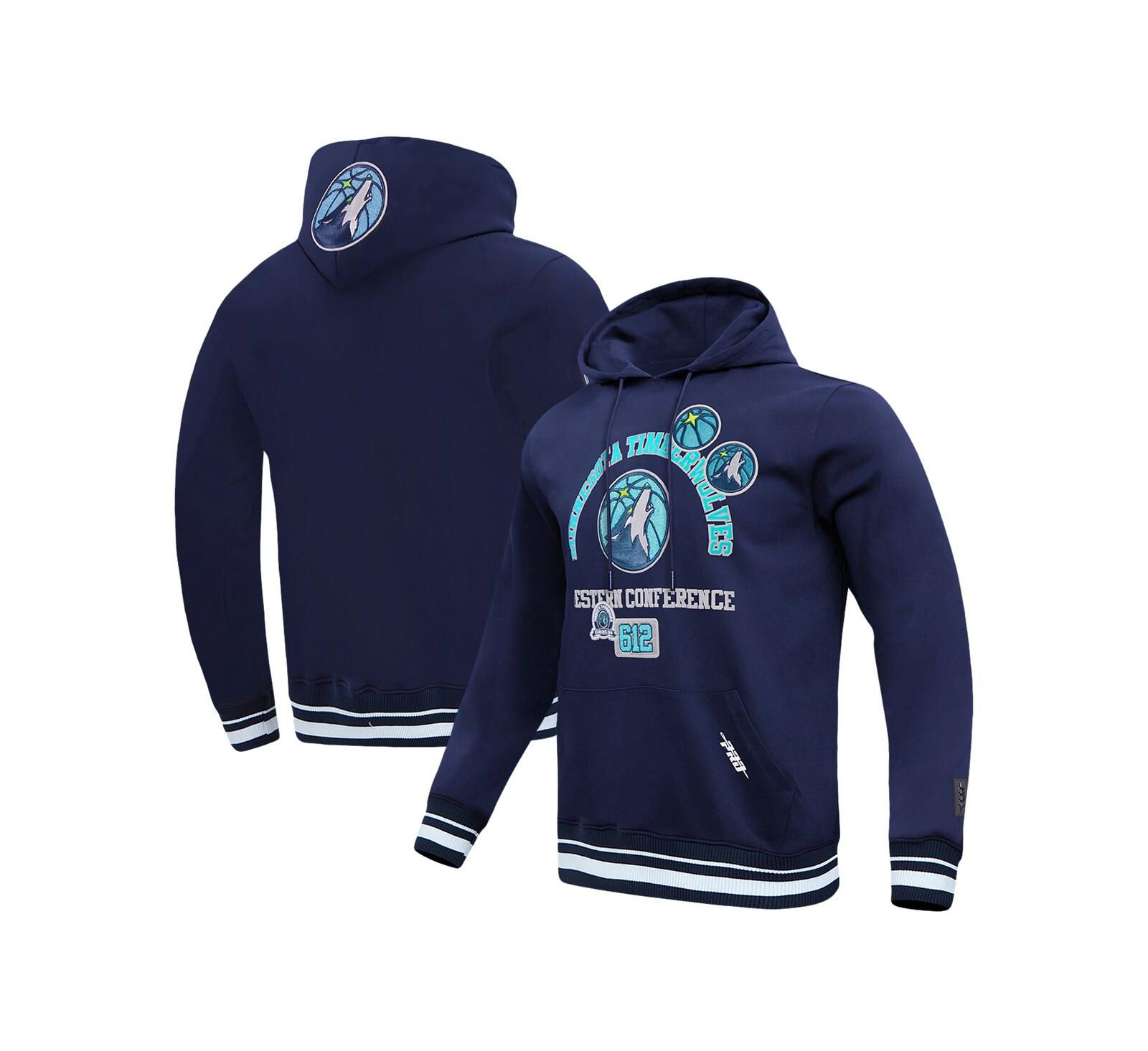 Мужское худи Pro Standard Navy Minnesota Timberwolves Area Code Pullover