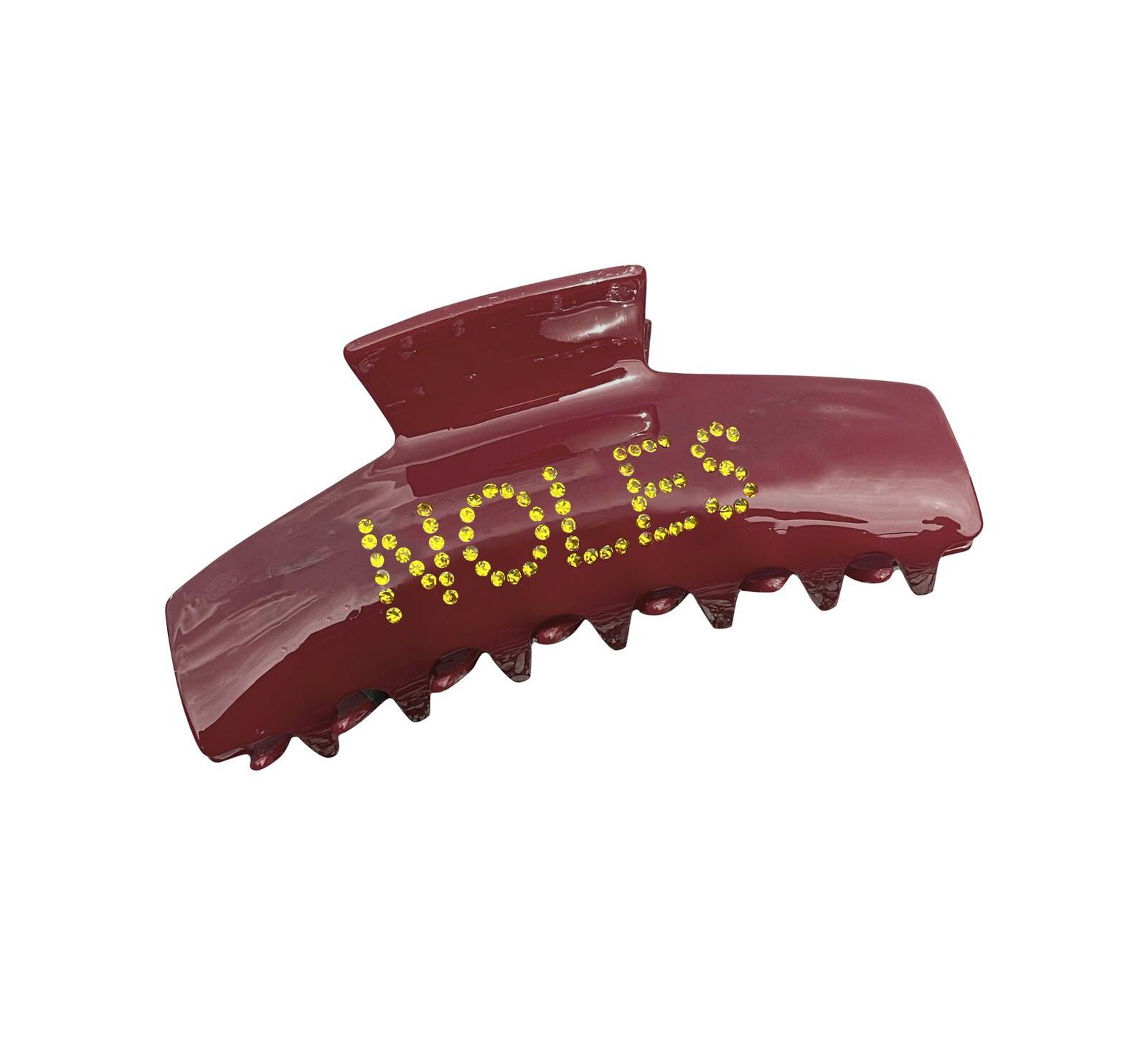 Emerson Street Garnet Florida State Seminoles Rhinestone Claw Hair Clip