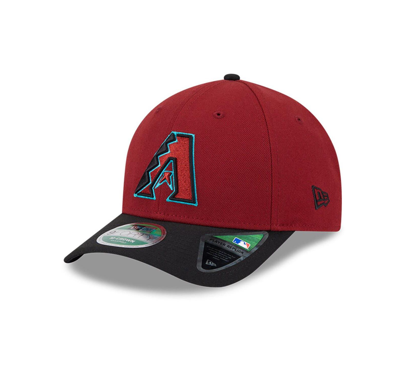 Мужская регулируемая кепка New Era Arizona Diamondbacks Player Replica 9FORTY, красная