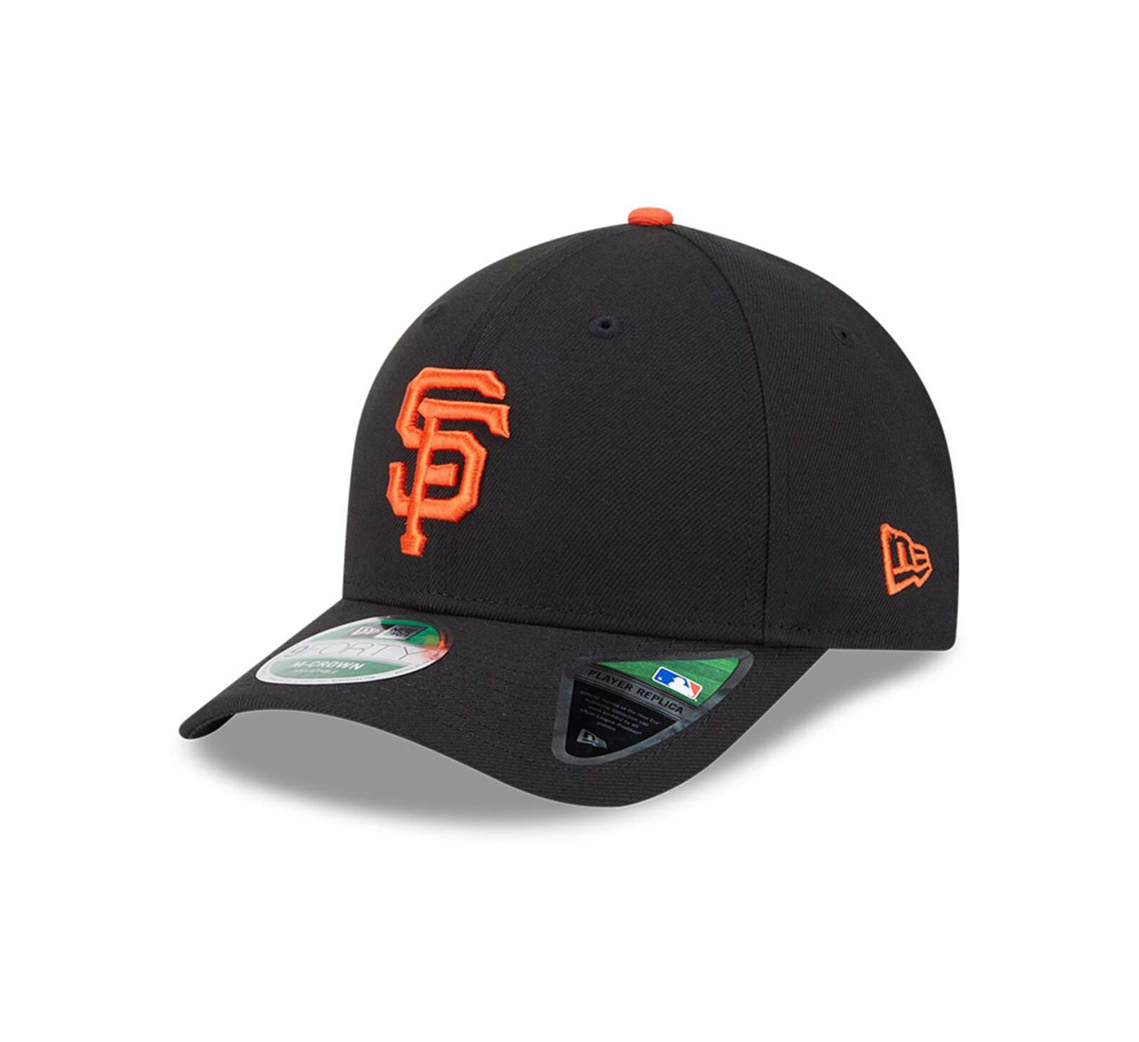 New Era Men's Black San Francisco Giants Player Replica 9FORTY Adjustable Hat