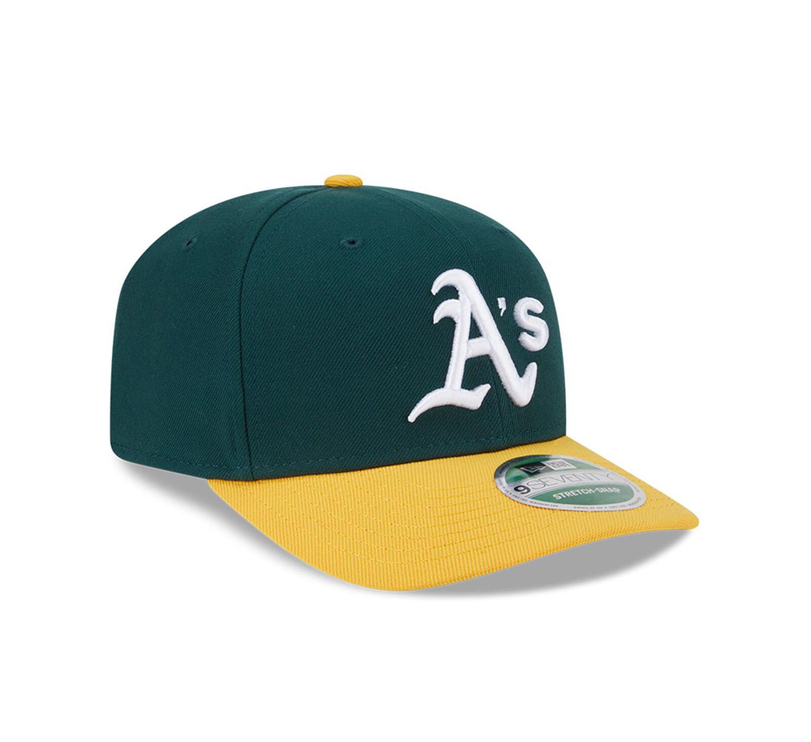 New Era Men's Green Athletics Player Replica 9SEVENTY Adjustable Hat