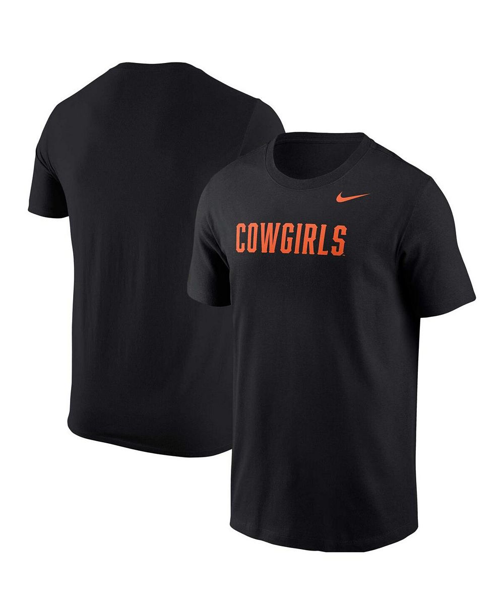 Мужская футболка Nike Black Oklahoma State Cowboys Cowgirls с логотипом