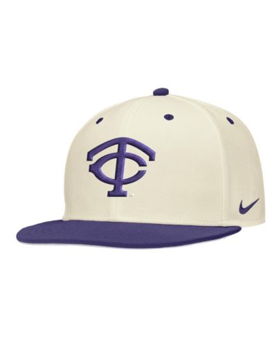 Мужская бейсболка Nike TCU Horned Frogs Performance Fitted, натуральный цвет