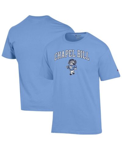 Champion Men's Carolina Blue North Carolina Tar Heels Chapel Bill Mascot T-Shirt