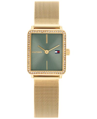 Женские наручные часы Tommy Hilfiger Quartz Gold-Tone Stainless Steel, 21.3mm