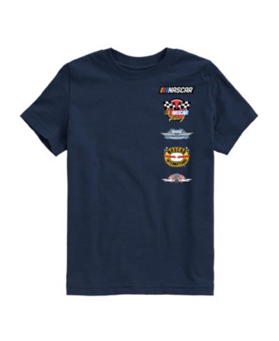 NASCAR футболка с графическим принтом Racing Logos для мальчиков