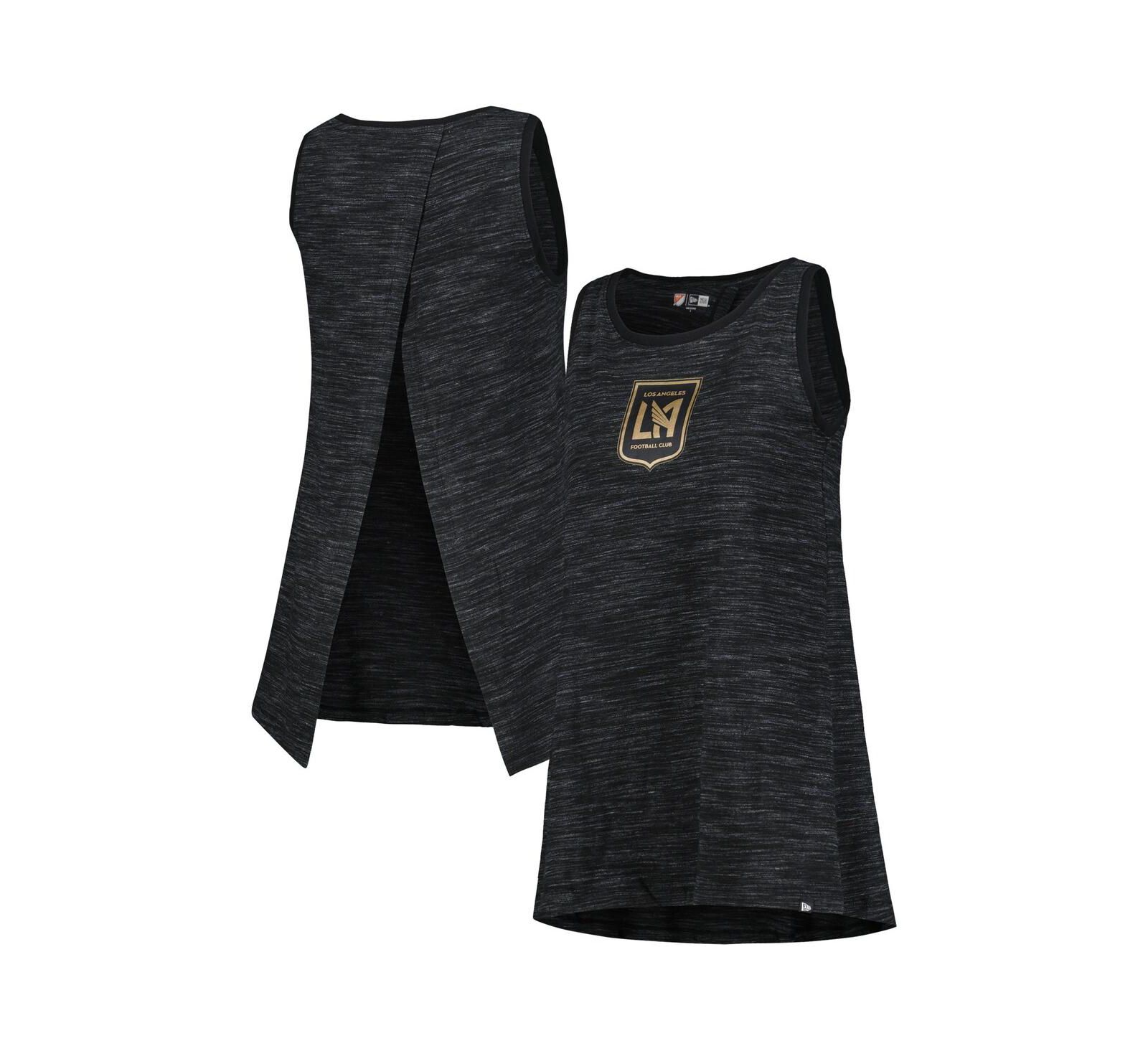 5th & Ocean Women's Black LAFC Athletic Cross Back Tank Top