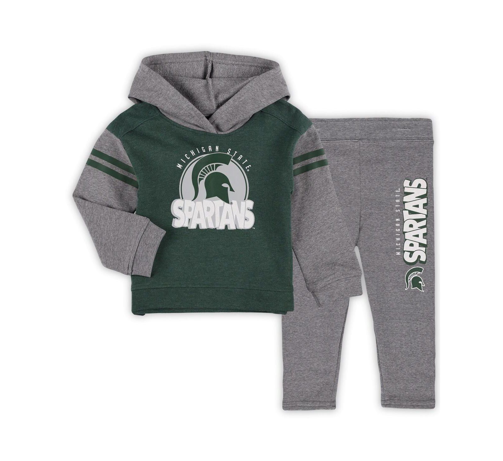 Outerstuff Детский комплект из худи и леггинсов Michigan State Spartans Clubhouse 2-Piece