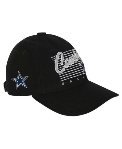 Outerstuff детская регулируемая кепка Dallas Cowboys, черная, ретро