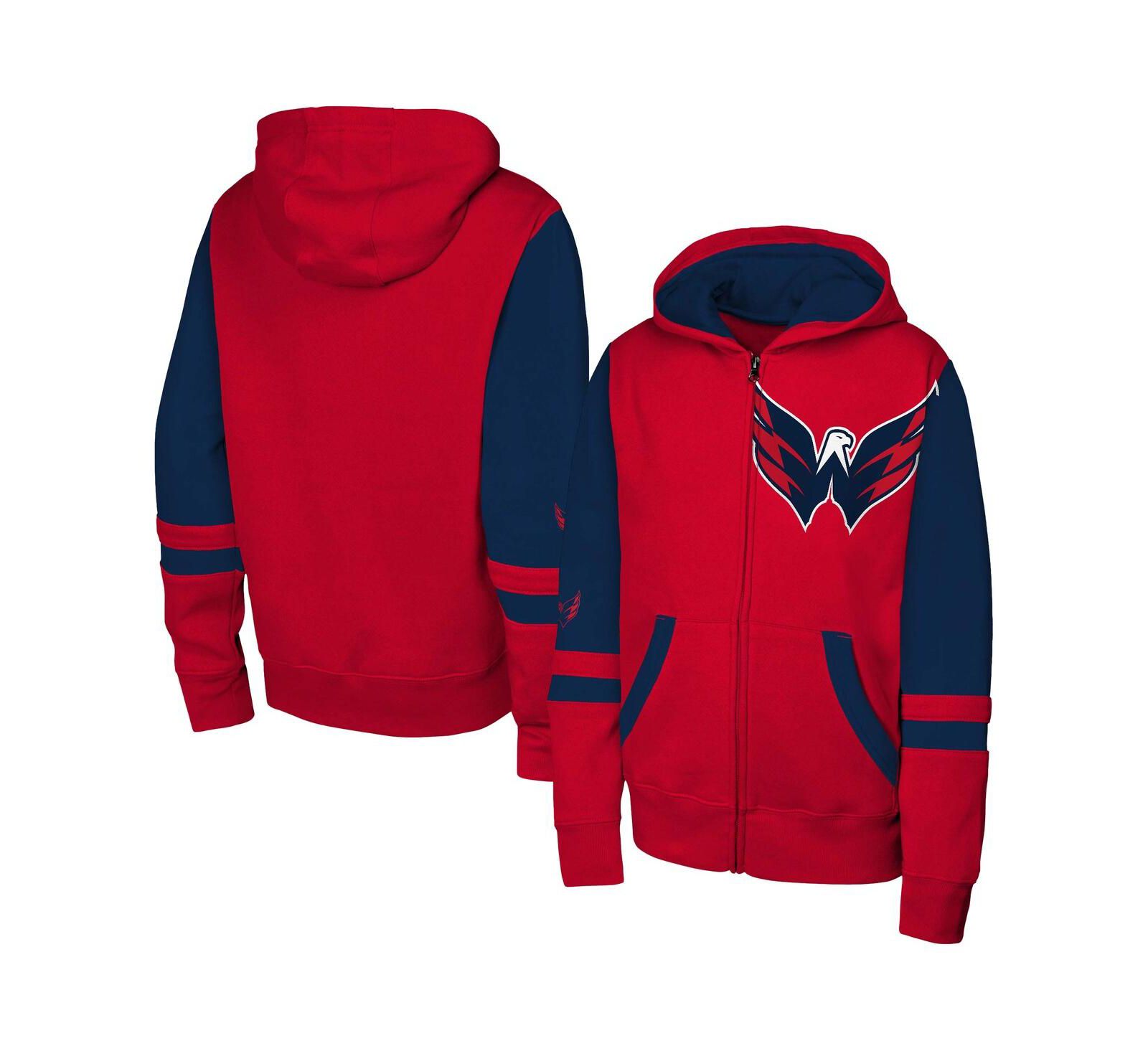 Outerstuff худи на молнии Washington Capitals для мальчиков и девочек