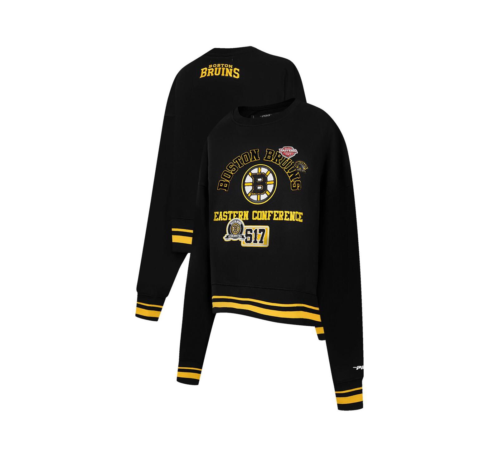 Pro Standard Женский укороченный свитшот Boston Bruins