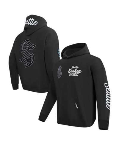 Мужское худи Pro Standard Black Seattle Kraken Paint the City Pullover