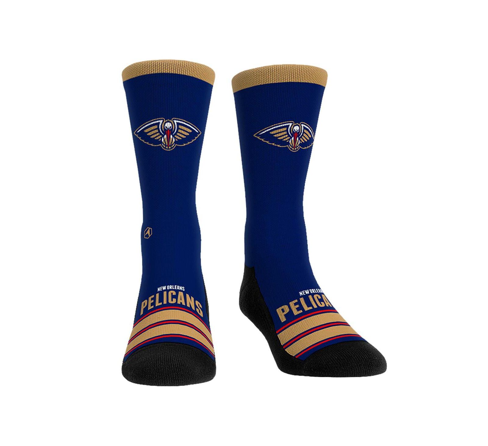 Носки Rock 'Em New Orleans Pelicans Gametime Stripe Crew, для мужчин и женщин