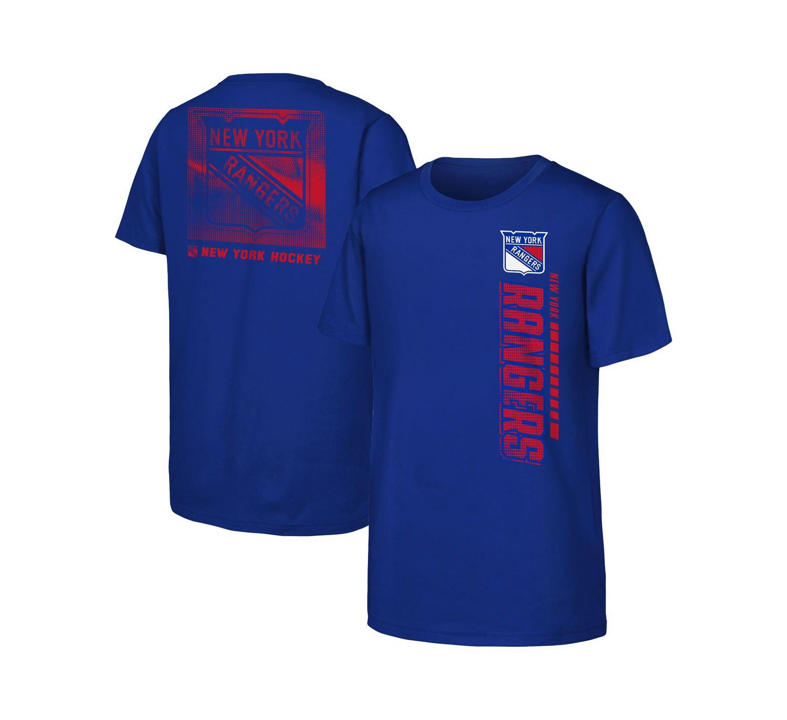Футболка Outerstuff Blue New York Rangers Atmosphere для мальчиков и девочек