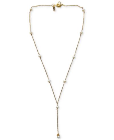 Ожерелье-лариат MINU Jewels с пресноводным жемчугом, 18"