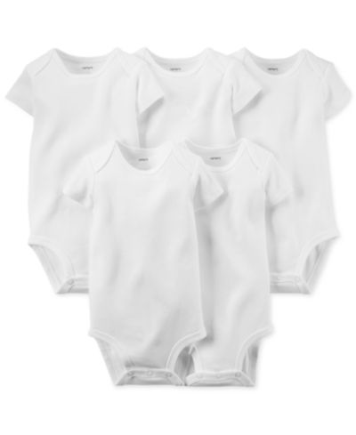 Боди Carter's для новорожденных, короткий рукав, набор из 5 штук