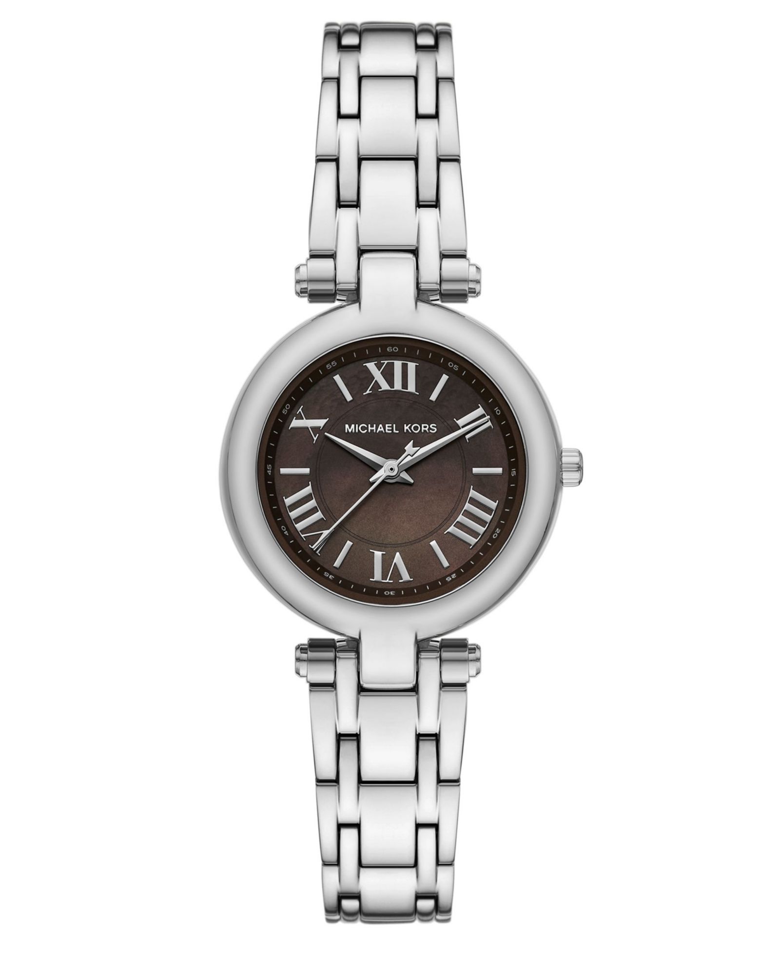 Женские часы Michael Kors Laney Three-Hand, серебристый цвет, нержавеющая сталь, 30mm
