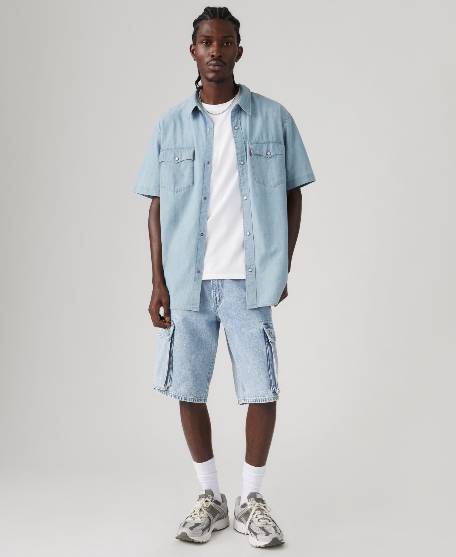 Мужские свободные карго шорты Levi's 478 12"