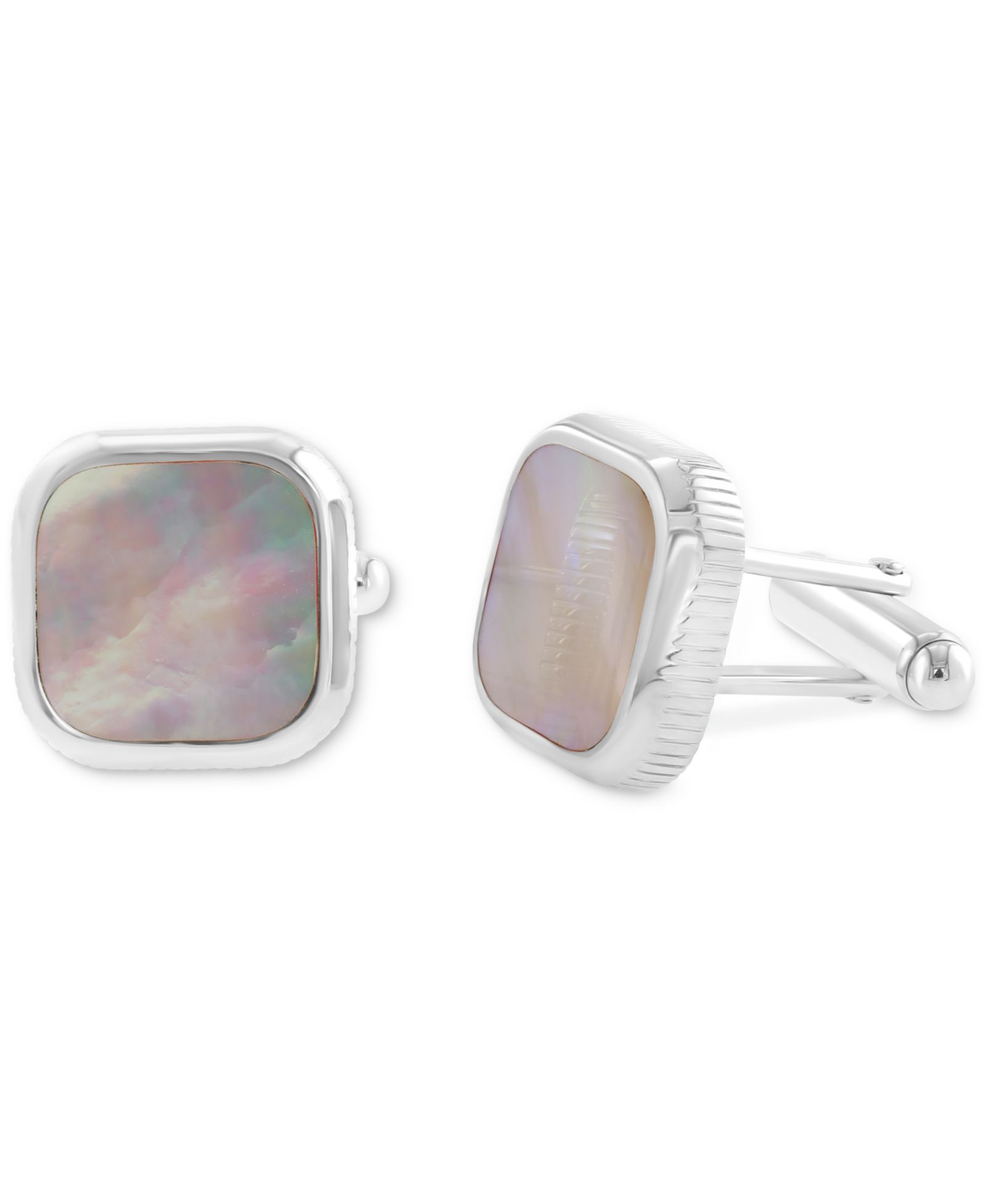 Запонки EFFY® Men's Mother of Pearl Square в Sterling Silver
