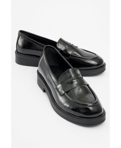 Forever & Always Shoes Women's Bree Platform Penny Leather Loafer