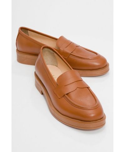 Cognac leather