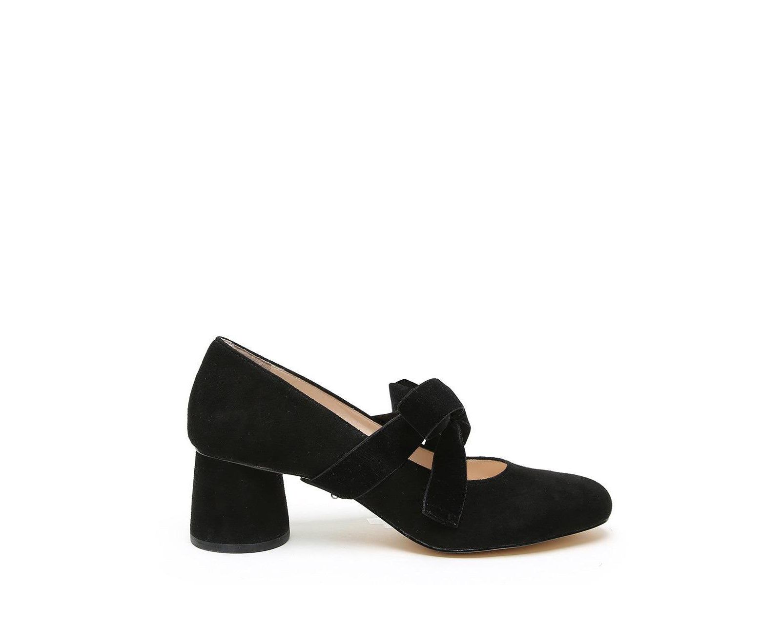 Alterre Women's Black Suede Marie Customizable Pumps