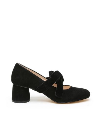 Женские туфли Alterre Black Suede Marie Customizable Pumps