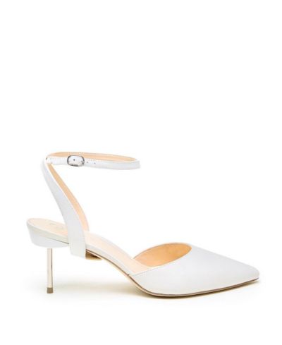 Alterre Women's White Marilyn Customizable Bridal Stilettos