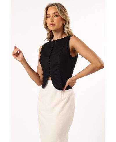 Petal and Pup Женский жилет Daniella из льна
