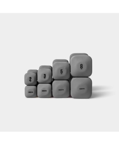 WeGym SafeGrip Dumbbells Lower Set - 2, 3, 5, 8 lbs