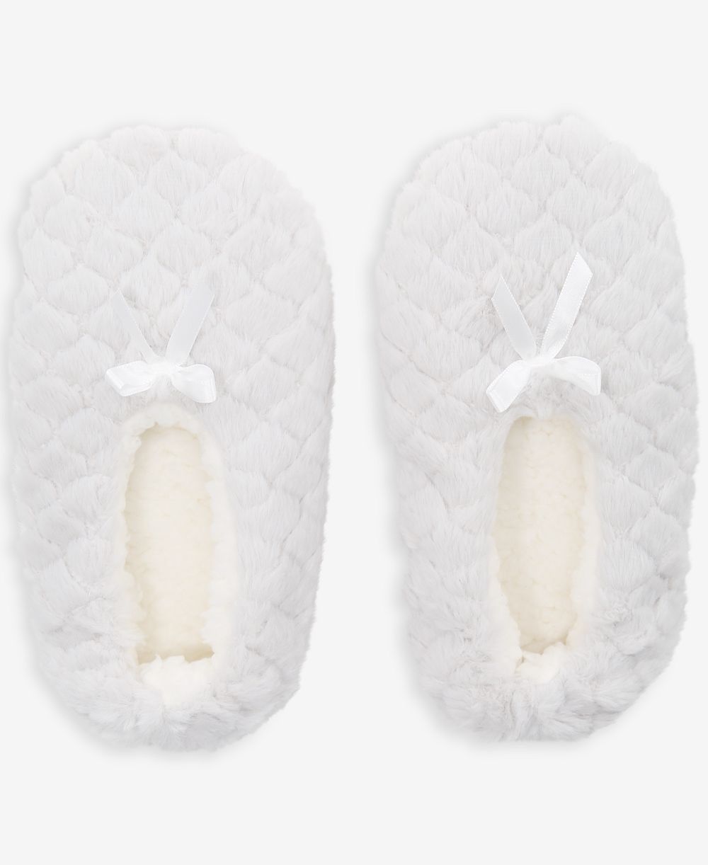 Charter Club Women's Faux-Fur Ped Slipper Socks, Macy's Exclusive