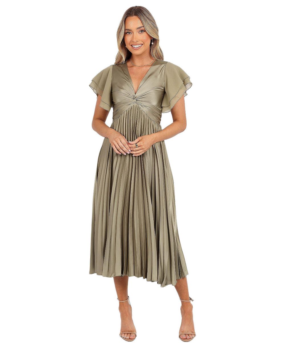 Petal and Pup Women's Nova Flutter Sleeve Dress