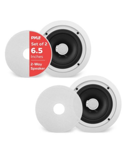 Pyle PDIC60 потолочные стереодинамики 2-Way, пара, White
