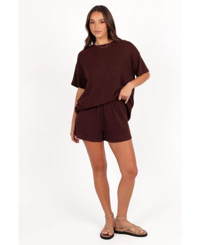Комплект из двух предметов Petal and Pup Granger Knit Short - Blue