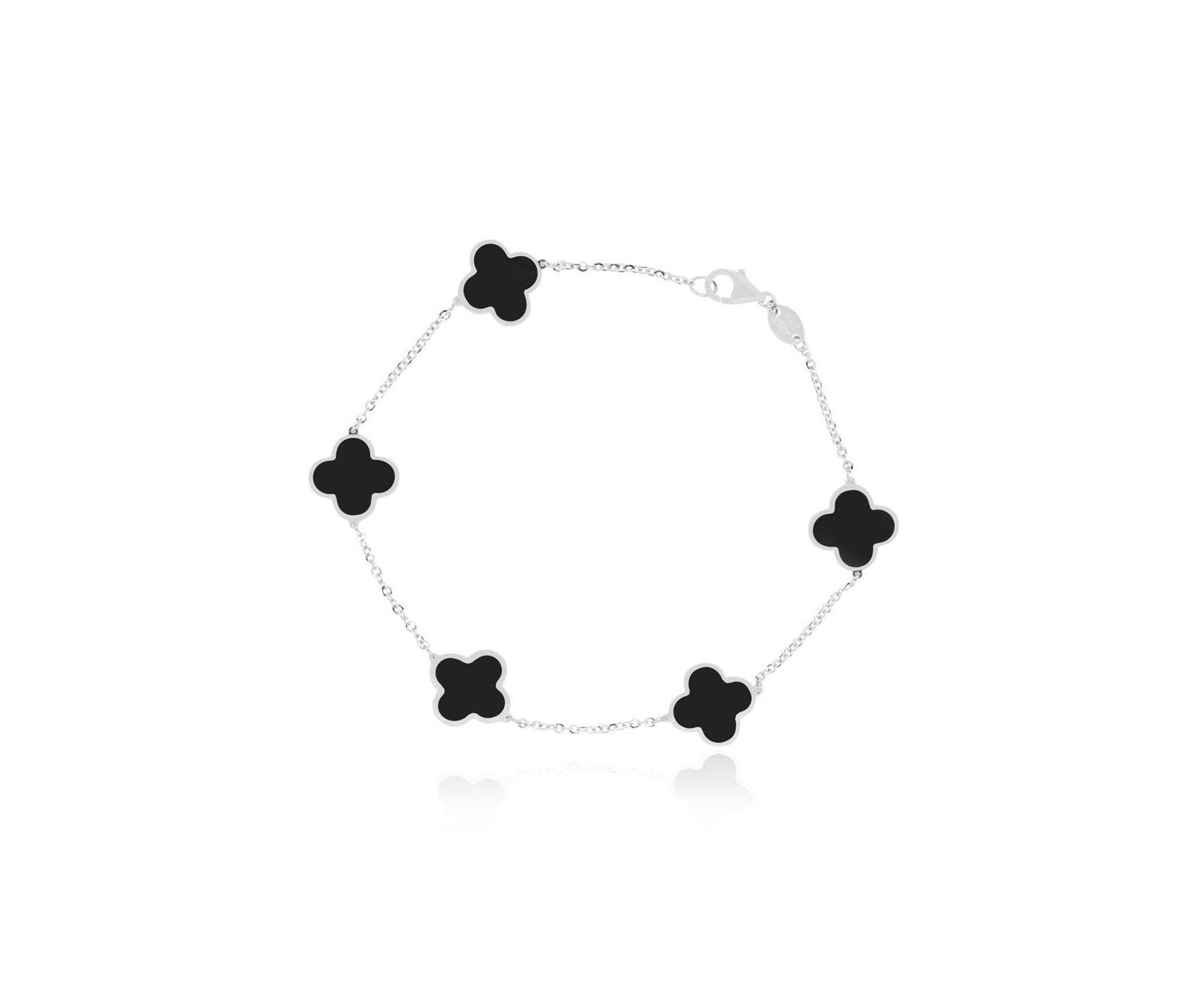 The Lovery Браслет Onyx Clover