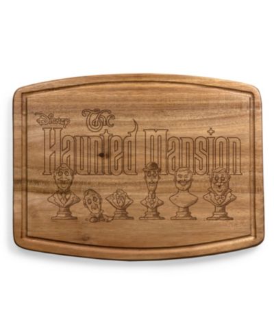 Toscana Haunted Mansion Busts Ovale Acacia Cutting Board