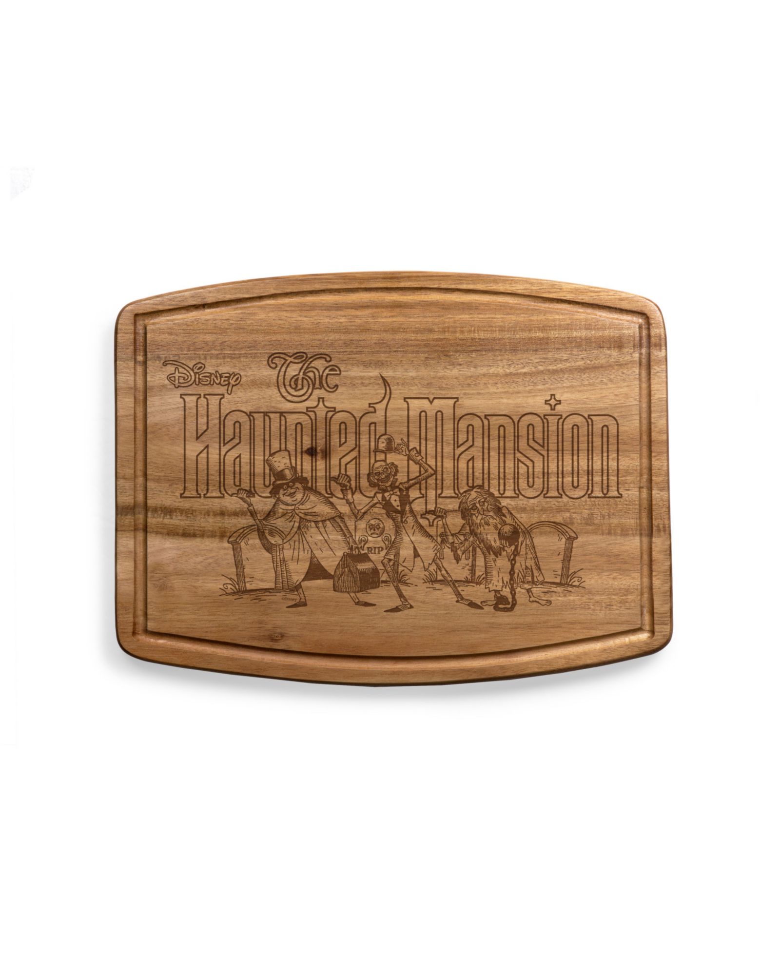 Toscana Haunted Mansion Hitch Hikers Ovale Acacia Cutting Board