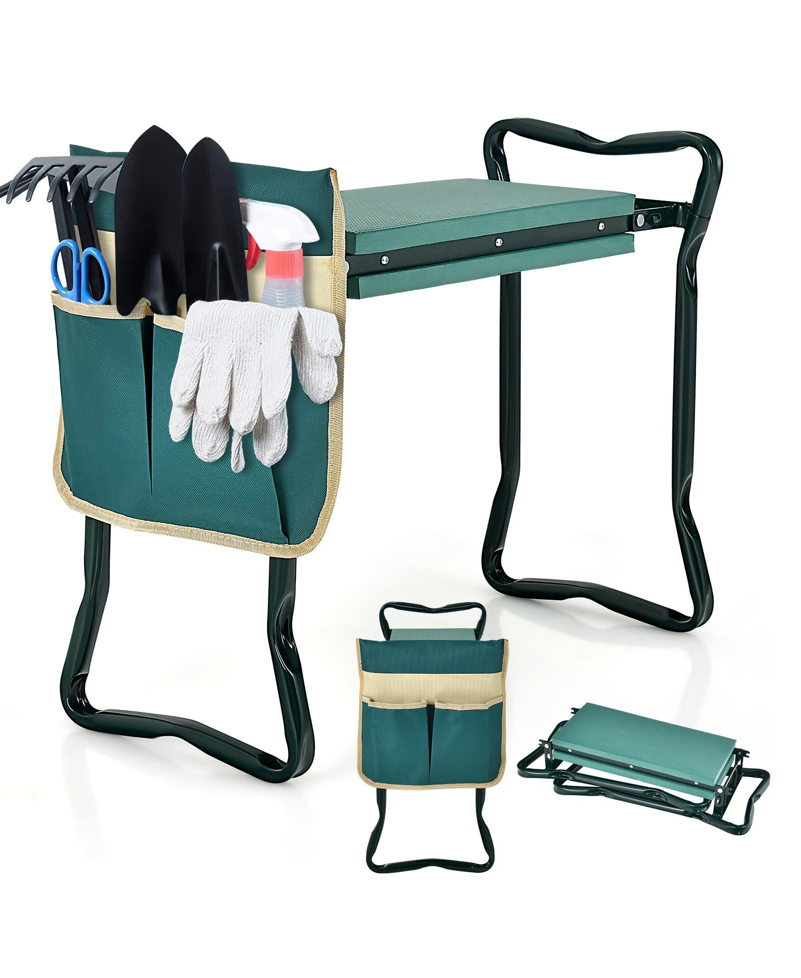 Ecooso Folding Sturdy Garden Kneeler Pad and Cushion Seat